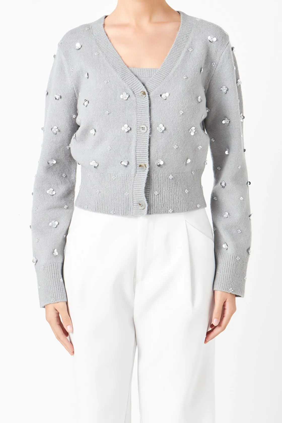 endless_rose__sequin_embe_5-1.webp ENDLESS ROSE Sweaters & Knits*- Sequin Embellished Cardigan
