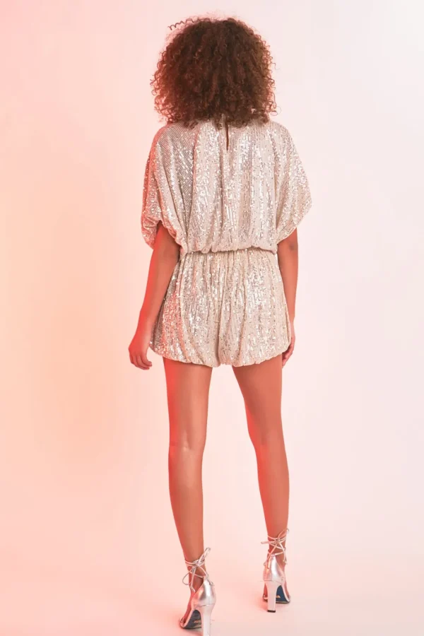 ENDLESS ROSE Shorts & Skorts | Tops*- Sequins Blouson Shorts