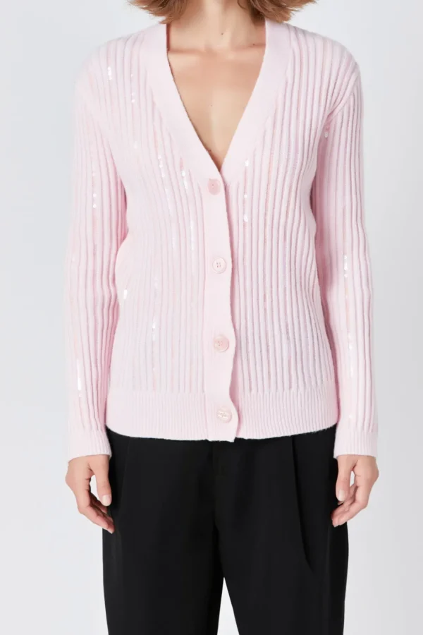 ENDLESS ROSE Sweaters & Knits | Tops*- Sequins Cardigan