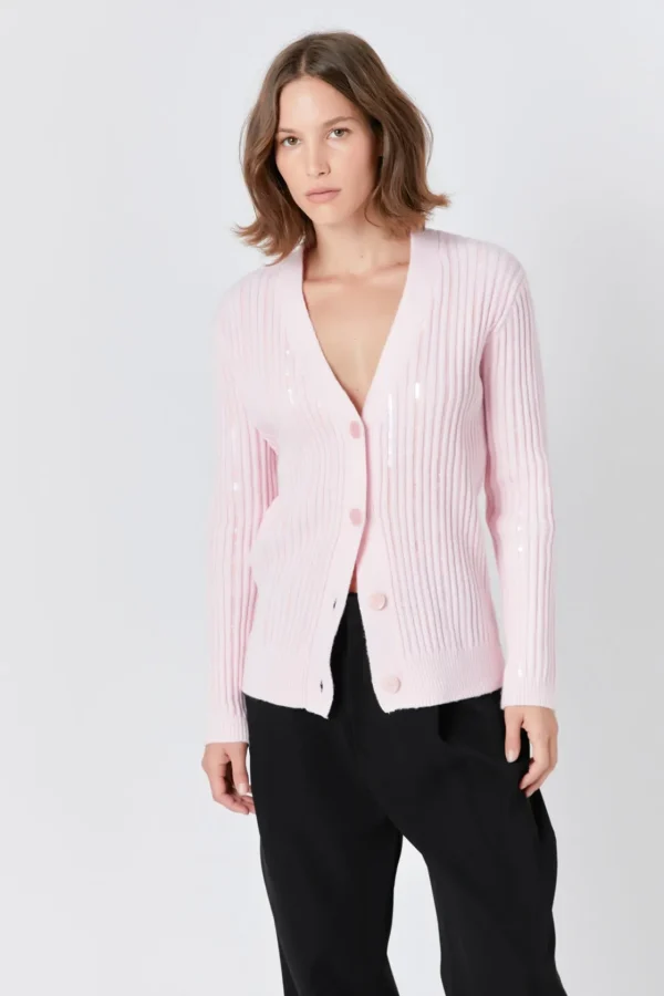 ENDLESS ROSE Sweaters & Knits | Tops*- Sequins Cardigan