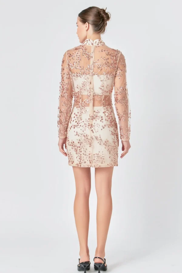 ENDLESS ROSE Sequin Dresses | Tops*- Sequins Embroidered Mini Dress