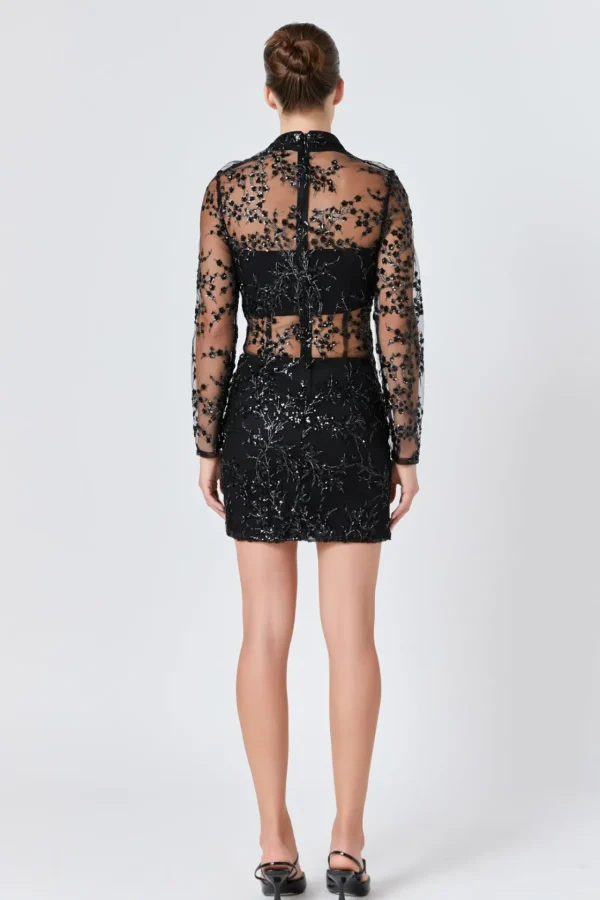 ENDLESS ROSE Sequin Dresses | Tops*- Sequins Embroidered Mini Dress