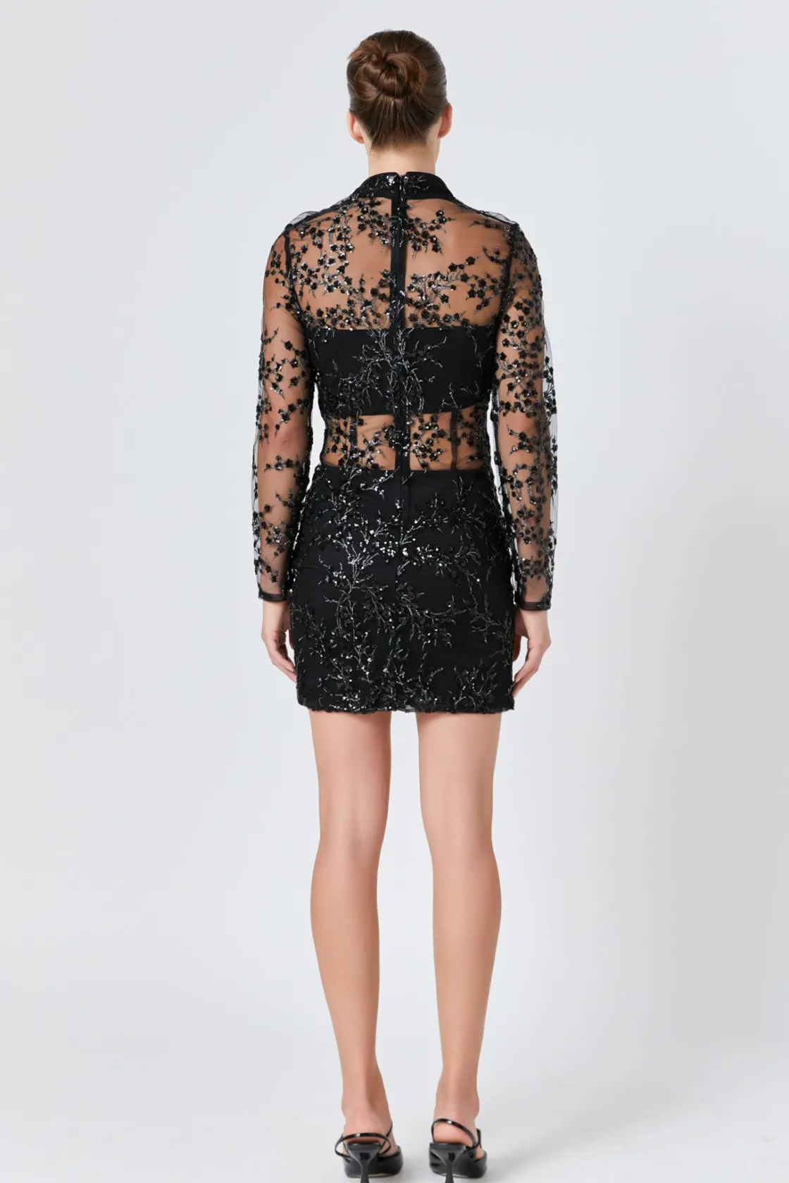 endless_rose__sequins_emb_7.webp ENDLESS ROSE Sequin Dresses | Tops*- Sequins Embroidered Mini Dress