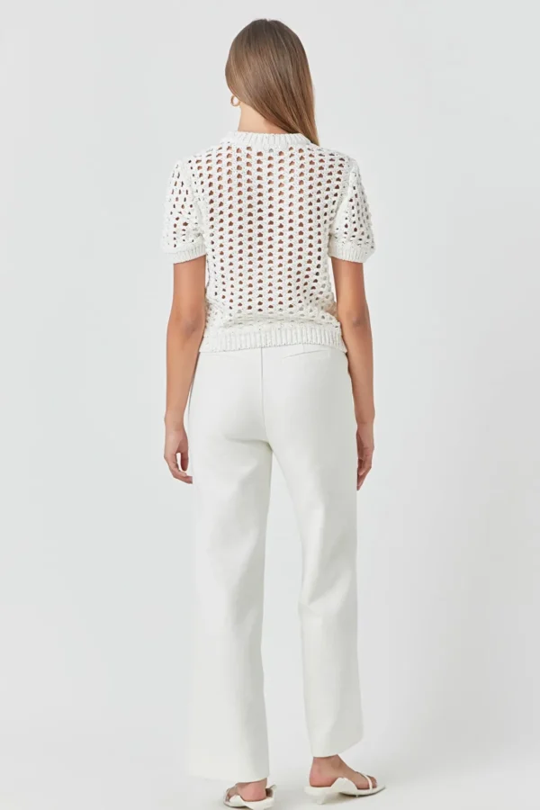 ENDLESS ROSE Tops*- Sequins Knit Top
