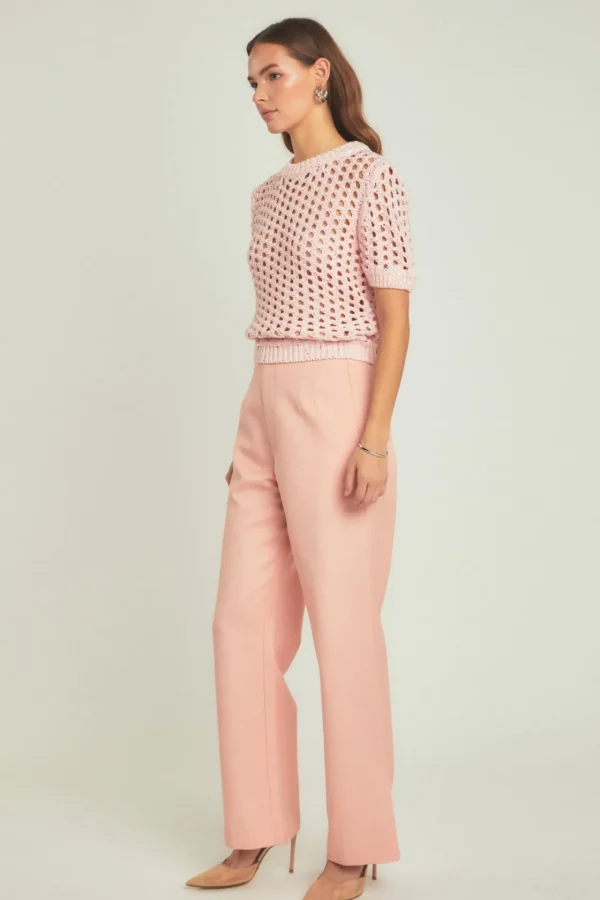 ENDLESS ROSE Tops*- Sequins Knit Top