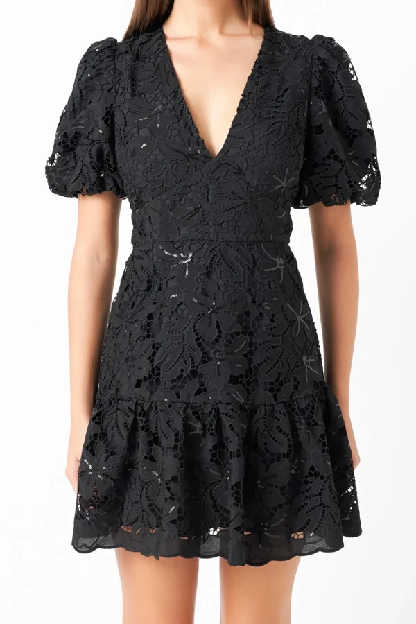 ENDLESS ROSE Lace Dresses | Sequin Dresses*- Sequins Lace Mini Dress