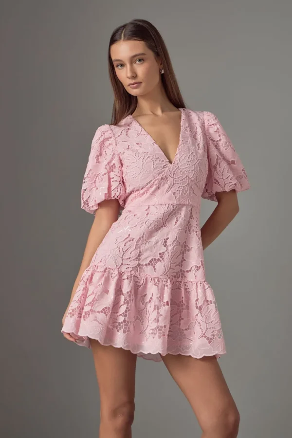 ENDLESS ROSE Lace Dresses | Sequin Dresses*- Sequins Lace Mini Dress