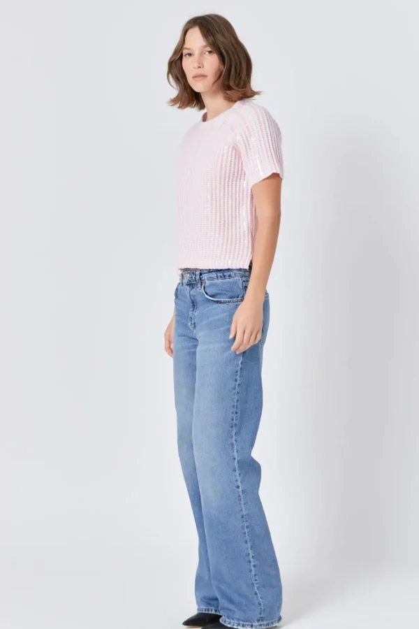 ENDLESS ROSE Sweaters & Knits | Tops*- Sequins Sweater Top