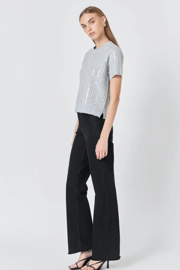 ENDLESS ROSE Sweaters & Knits | Tops*- Sequins Sweater Top