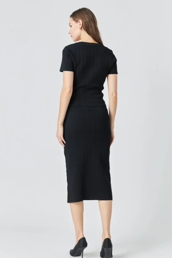 ENDLESS ROSE Sweaters & Knits | Matching Sets*- Shank Button Midi Skirt