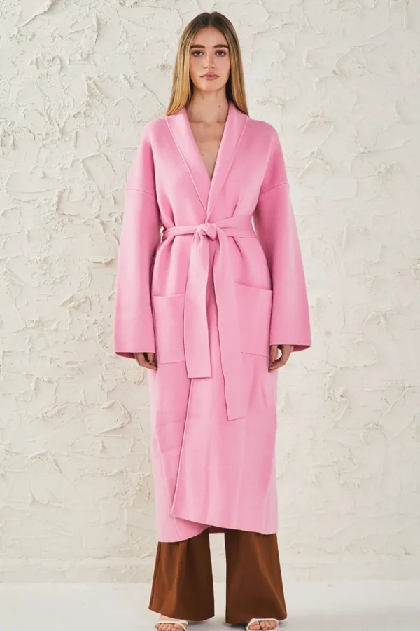 ENDLESS ROSE Sweaters & Knits | Tops*- Shawl Collar Oversize Long Cardigan