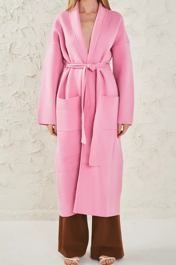 ENDLESS ROSE Sweaters & Knits | Tops*- Shawl Collar Oversize Long Cardigan