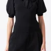 ENDLESS ROSE Sweaters & Knits | Tops*- Sheen Bow Tie Sweater JETBLACK