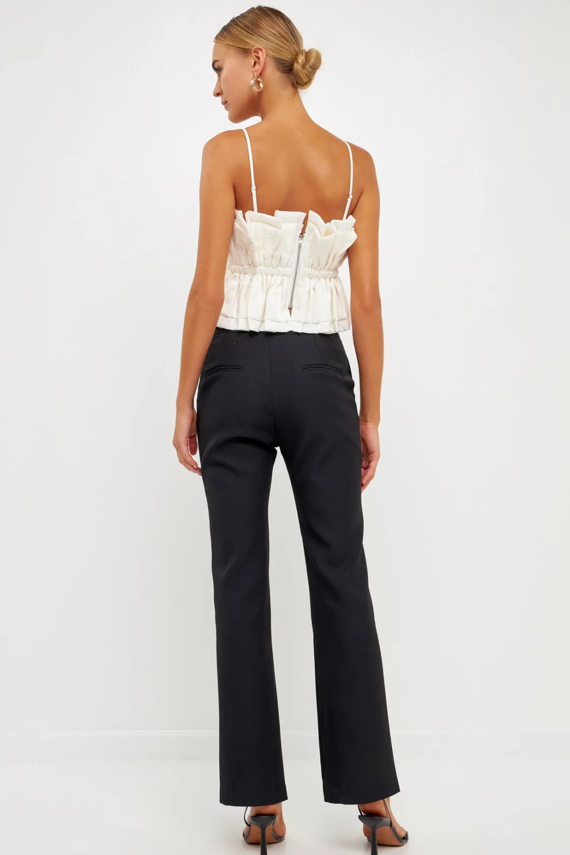 endless_rose__sheen_ruffl_8.webp ENDLESS ROSE Tops*- Sheen Ruffled Strapless Top