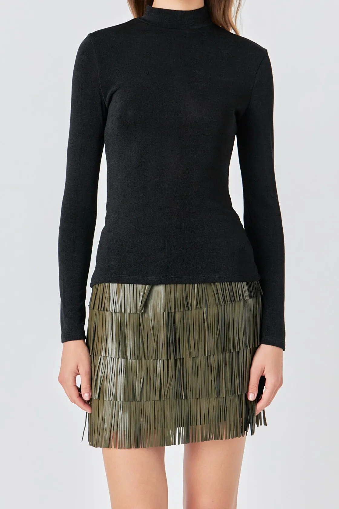endless_rose__sheen_stret_0.webp ENDLESS ROSE Tops*- Sheen Stretch Long Sleeve Top