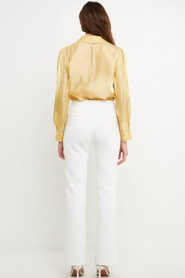 ENDLESS ROSE Shirts & Blouses | Tops*- Shiny Dress Shirt