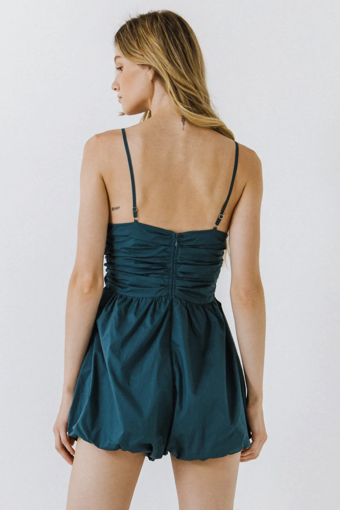 endless_rose__shirred_blo_6.webp ENDLESS ROSE Tops*- Shirred Blouson Romper