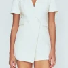 ENDLESS ROSE Blazers | Tops*- Short Sleeve Blazer Romper