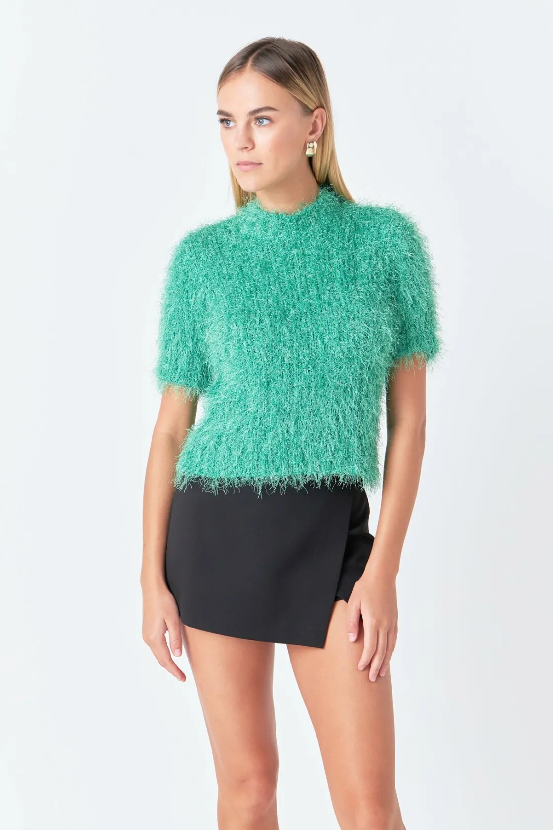 endless_rose__short_sleev_3-2.webp ENDLESS ROSE Sweaters & Knits | Tops*- Short Sleeve Sweater