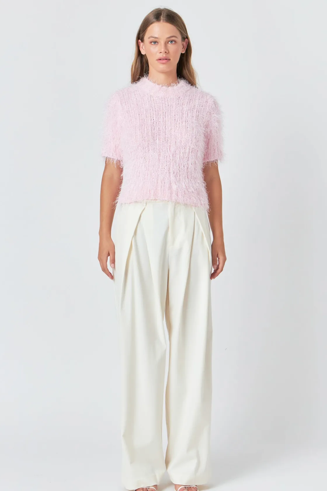 endless_rose__short_sleev_4-2.webp ENDLESS ROSE Sweaters & Knits | Tops*- Short Sleeve Sweater
