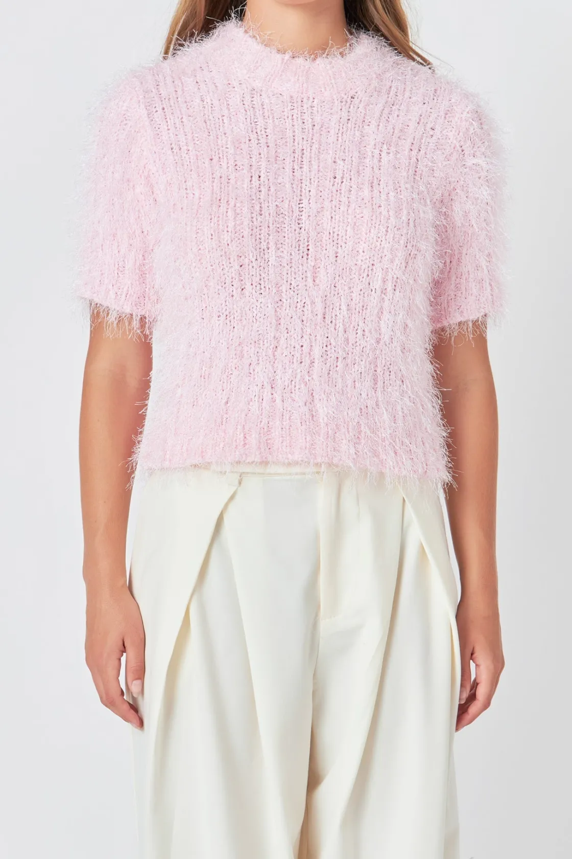 endless_rose__short_sleev_5-2.webp ENDLESS ROSE Sweaters & Knits | Tops*- Short Sleeve Sweater