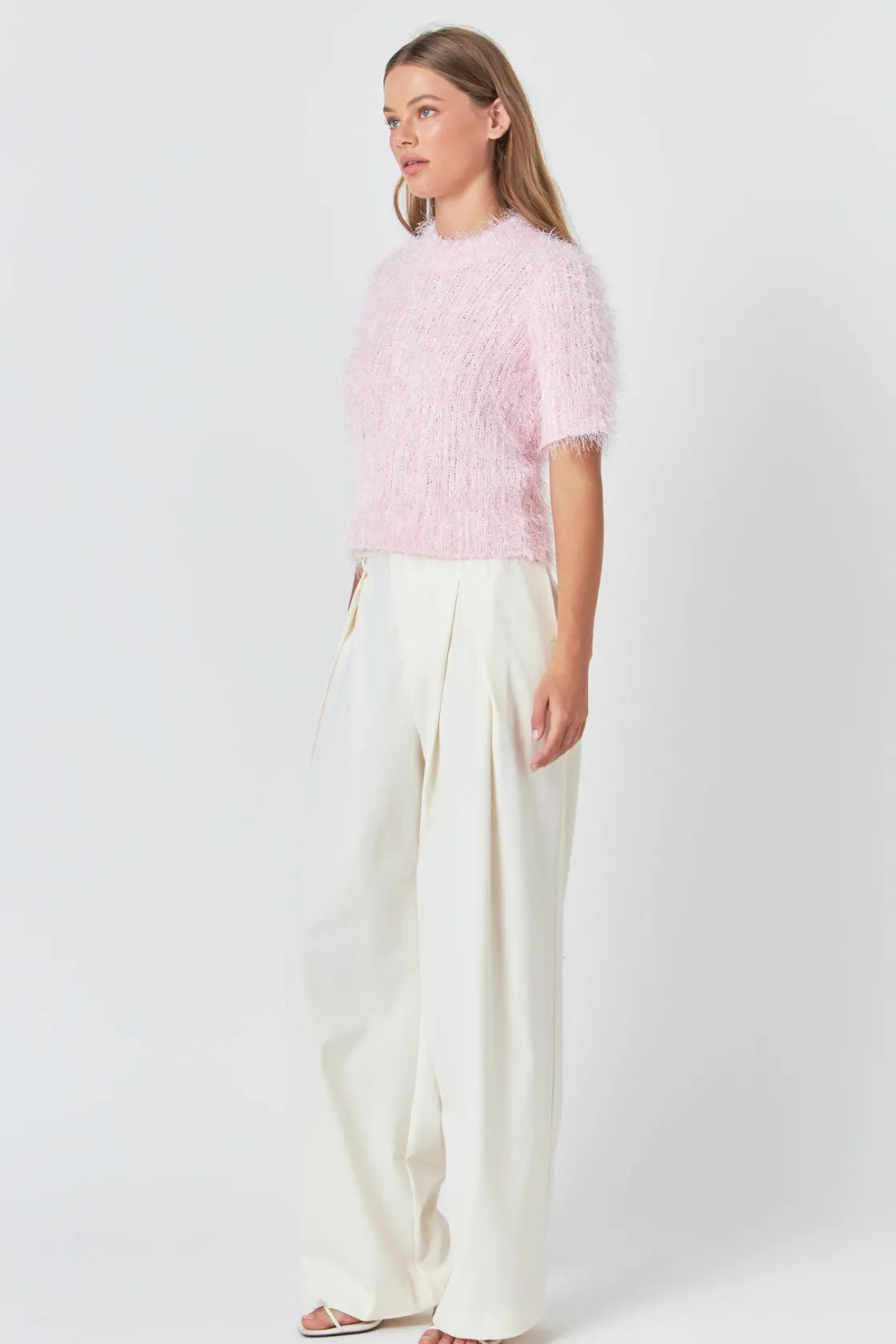 endless_rose__short_sleev_6-2.webp ENDLESS ROSE Sweaters & Knits | Tops*- Short Sleeve Sweater