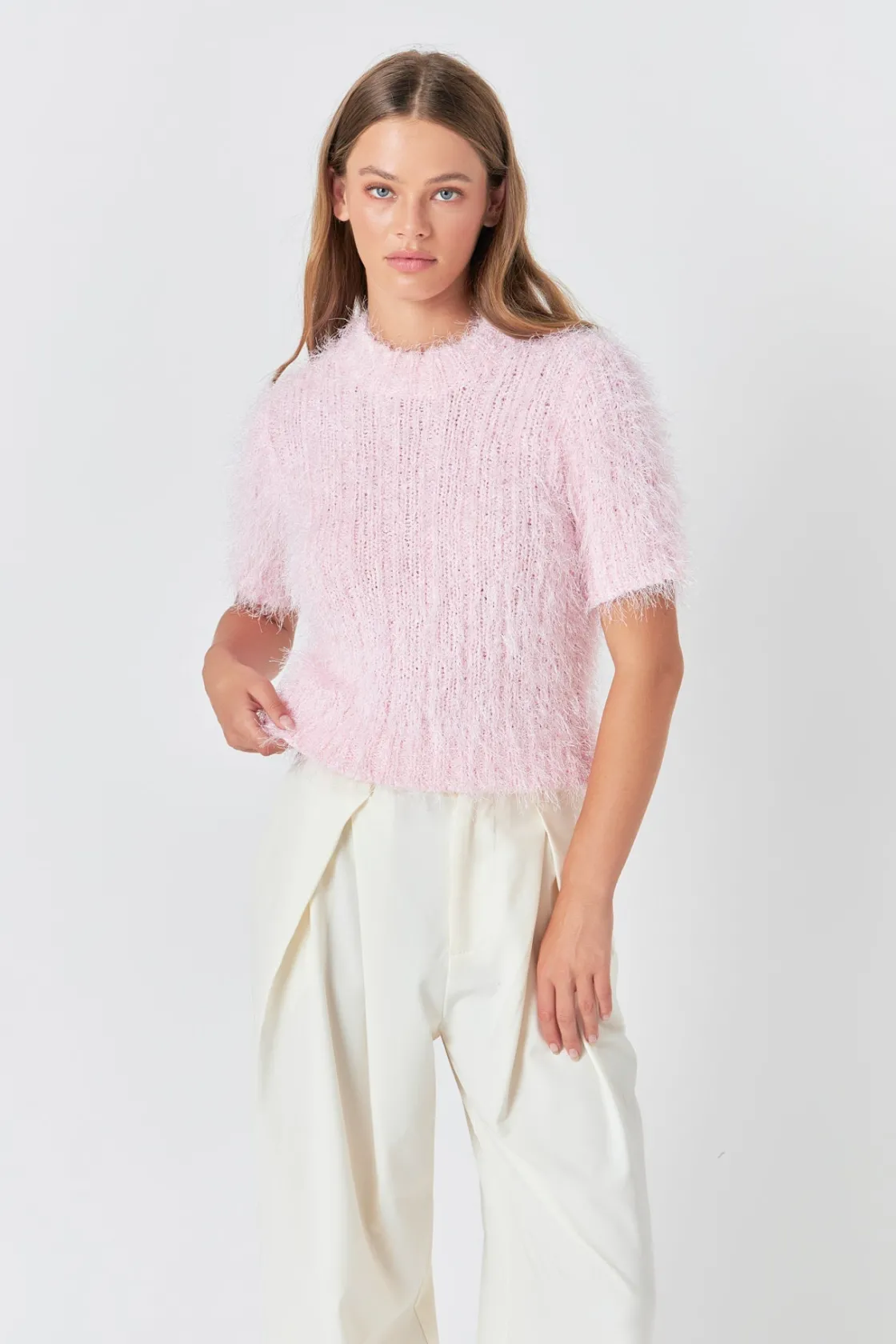 endless_rose__short_sleev_8-2.webp ENDLESS ROSE Sweaters & Knits | Tops*- Short Sleeve Sweater