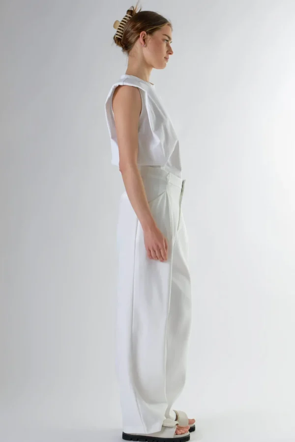 ENDLESS ROSE Tops*- Shoulder Pad Shirt