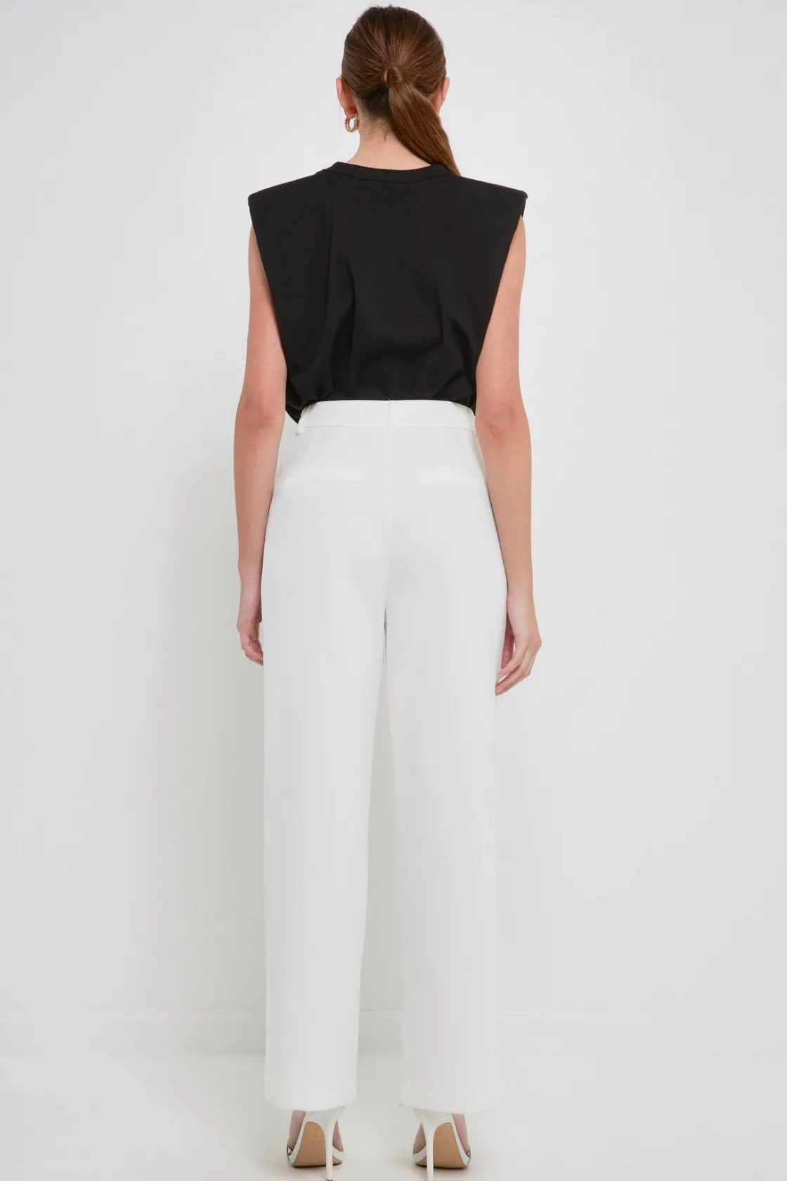 endless_rose__shoulder_pa_57.webp ENDLESS ROSE Tops*- Shoulder Pad Shirt