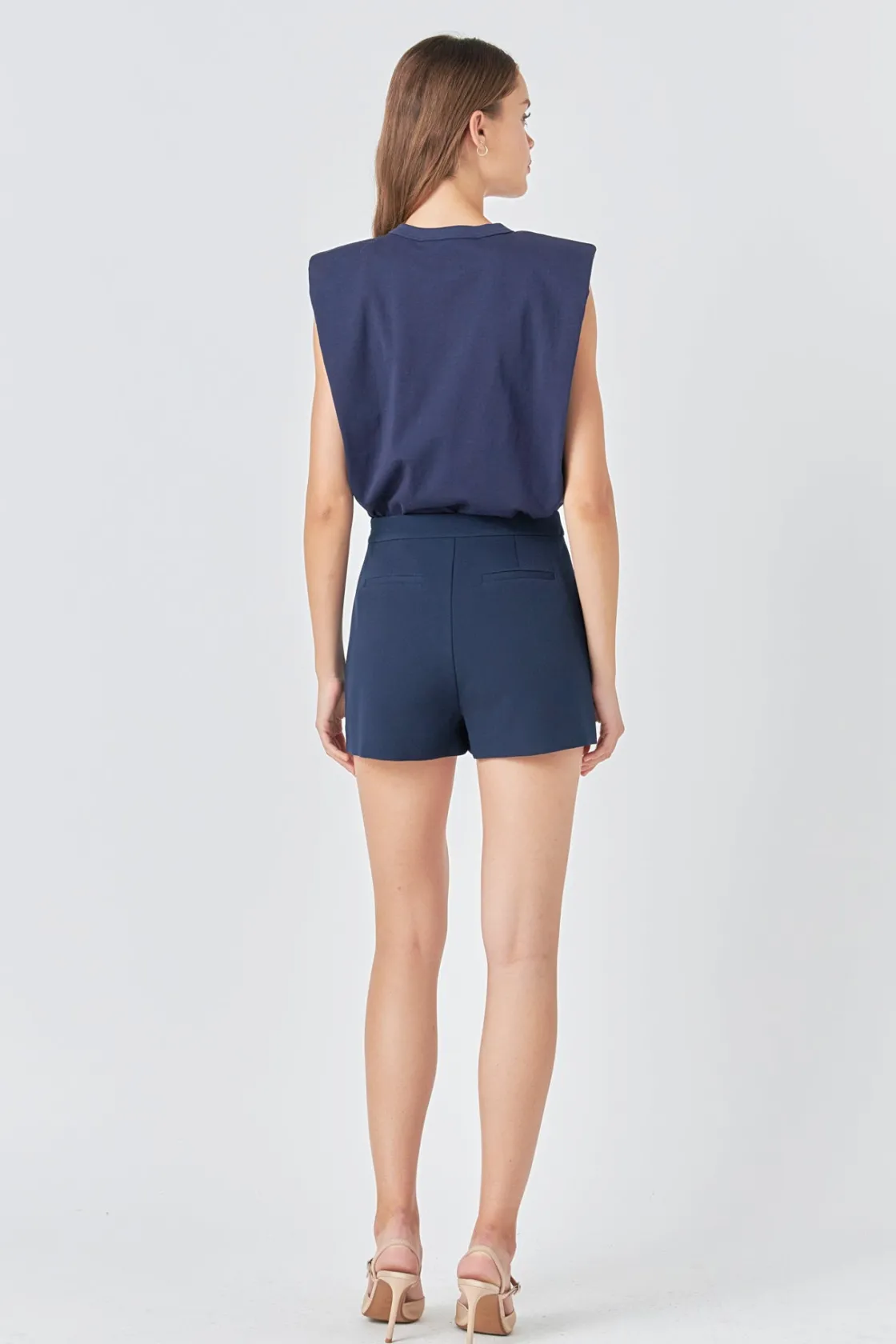 endless_rose__shoulder_pa_7.webp ENDLESS ROSE Tops*- Shoulder Pad Shirt