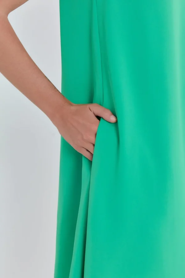 ENDLESS ROSE One Shoulder | Tops*- Shoulder Pintucked Asymmetrical Mini Dress
