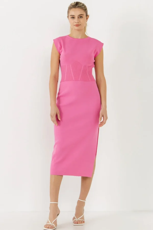 ENDLESS ROSE Sweaters & Knits | Skirts*- Side Slit Detailed Knit Midi Skirt