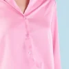 ENDLESS ROSE Shirts & Blouses | Tops*- Silky Button up Top
