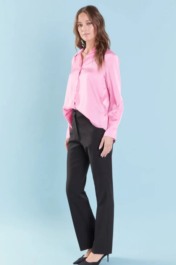 ENDLESS ROSE Shirts & Blouses | Tops*- Silky Button up Top