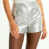 ENDLESS ROSE Shorts & Skorts | Tops*- Outpocket Shorts SILVER