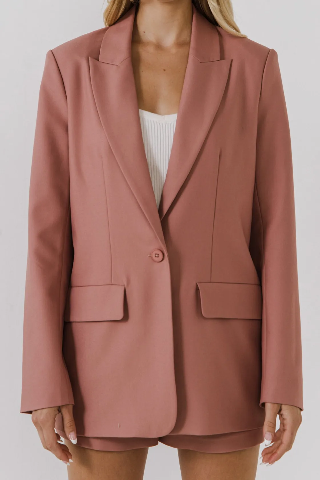endless_rose__single_brea_15.webp ENDLESS ROSE Blazers | Tops*- Single Breasted Blazer