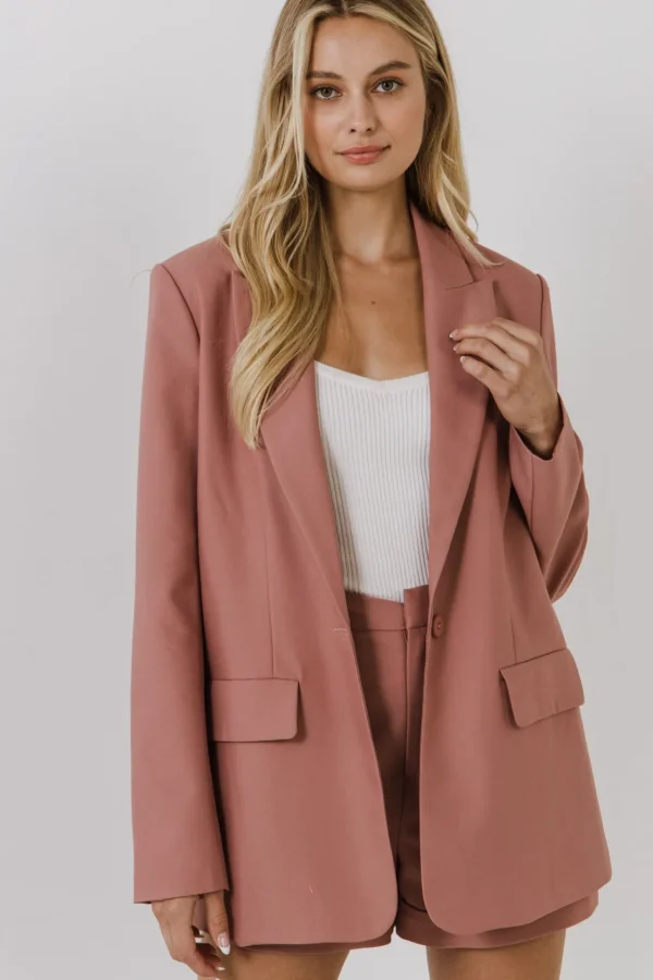 ENDLESS ROSE Blazers | Tops*- Single Breasted Blazer