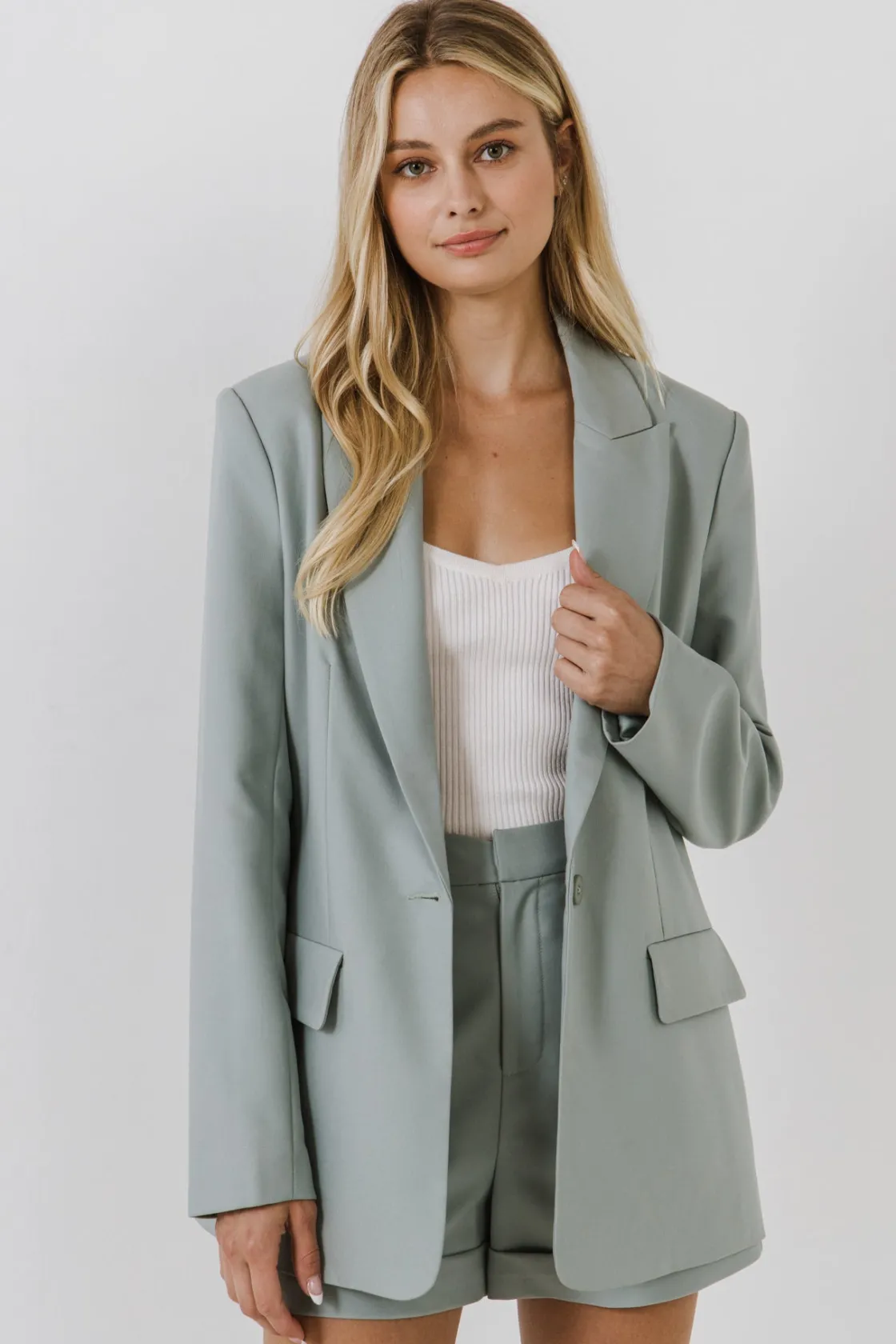 endless_rose__single_brea_28.webp ENDLESS ROSE Blazers | Tops*- Single Breasted Blazer