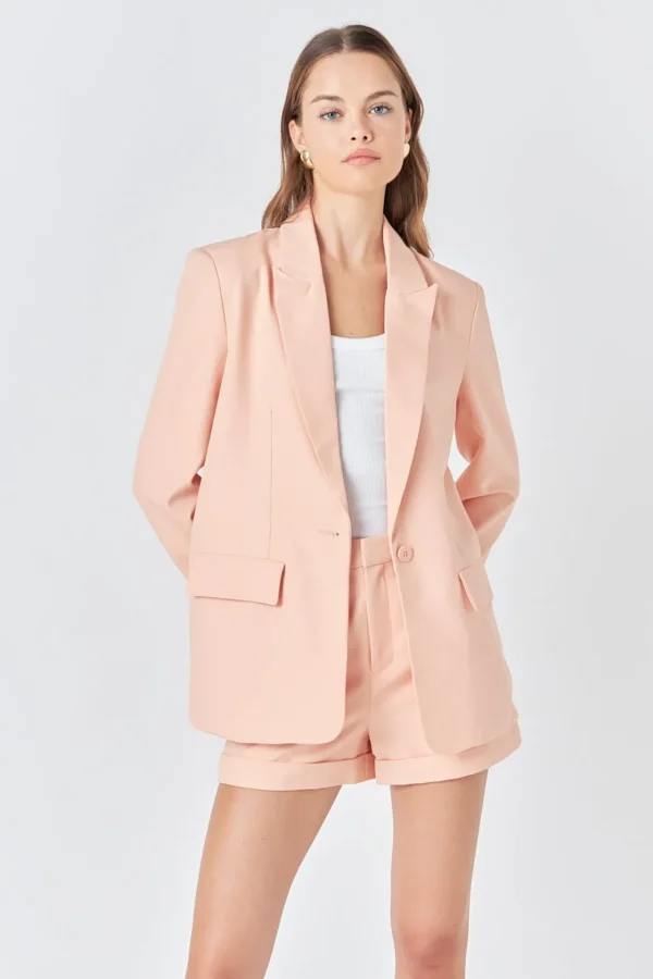 ENDLESS ROSE Blazers | Tops*- Single Breasted Blazer