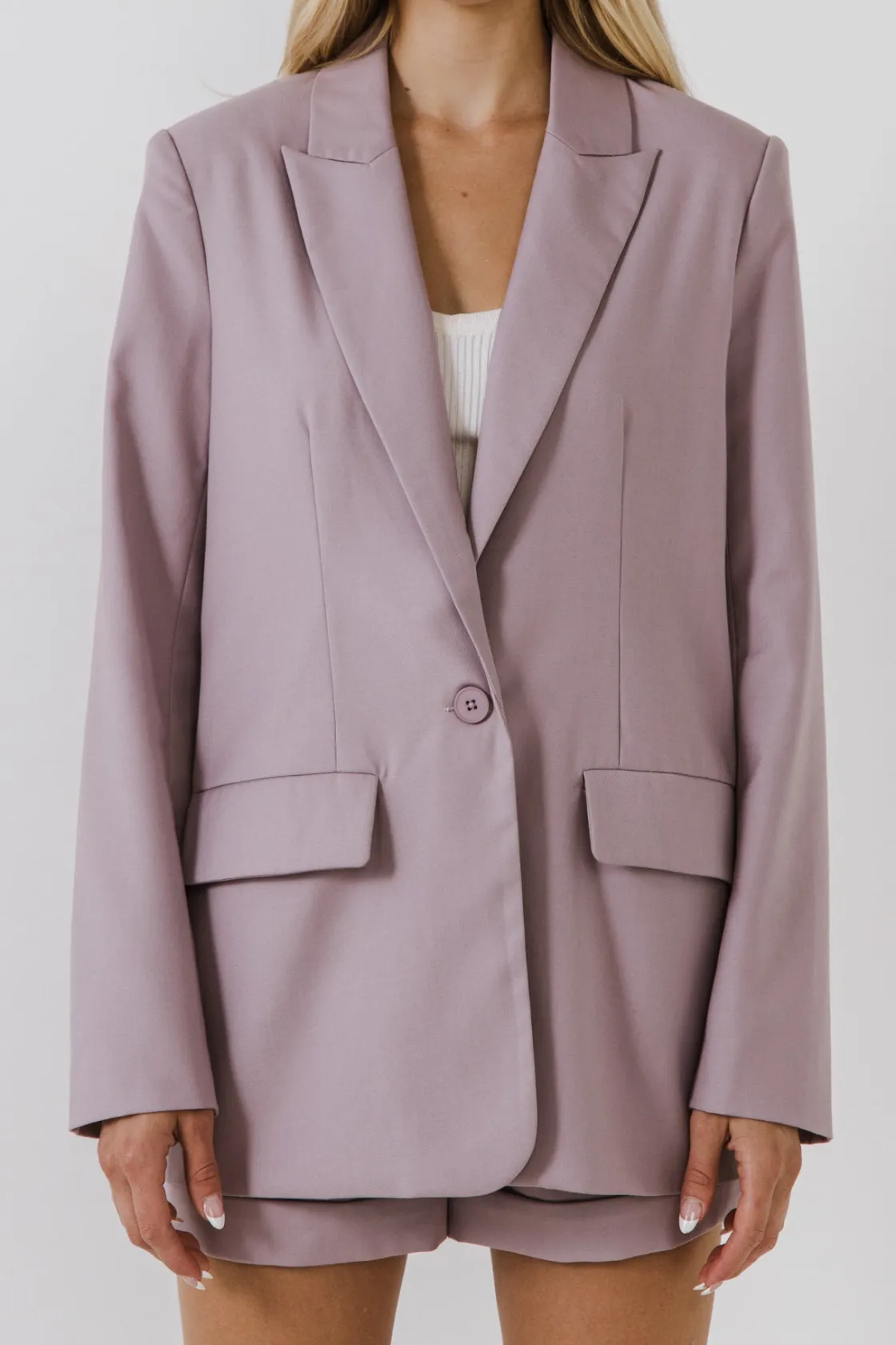 endless_rose__single_brea_30.webp ENDLESS ROSE Blazers | Tops*- Single Breasted Blazer