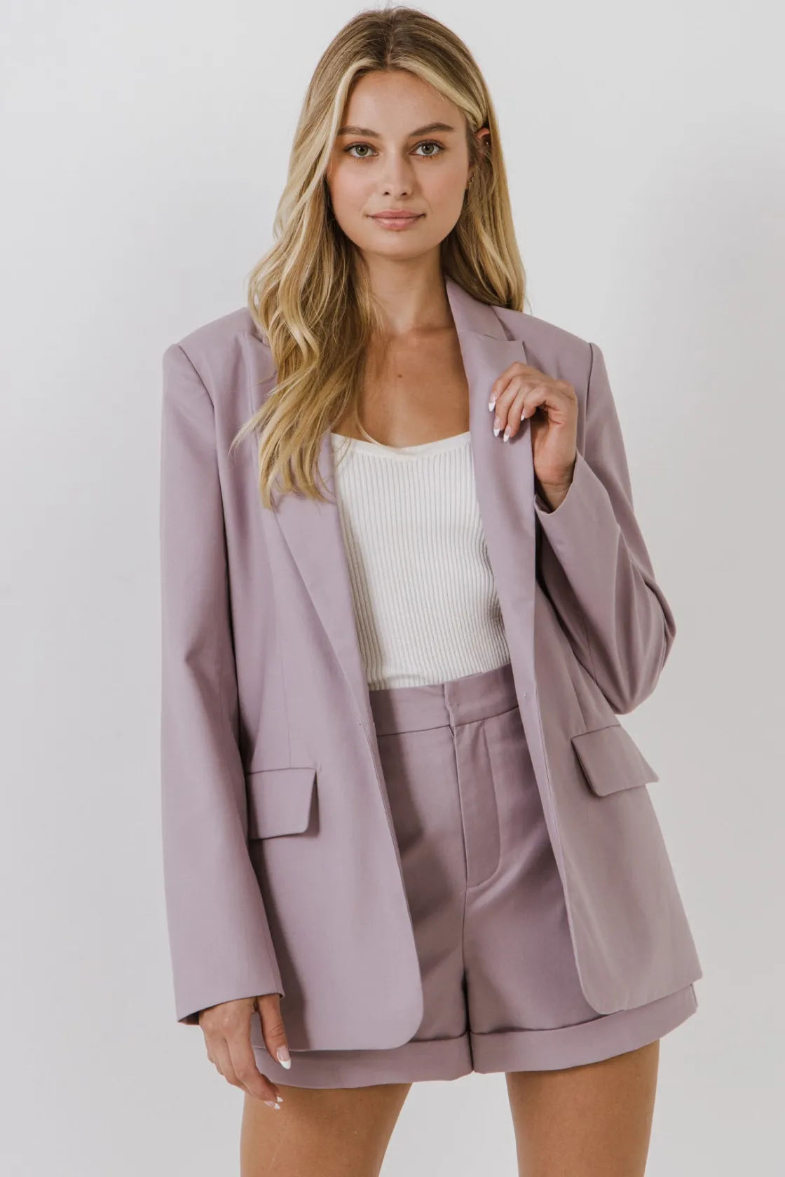 endless_rose__single_brea_33.webp ENDLESS ROSE Blazers | Tops*- Single Breasted Blazer