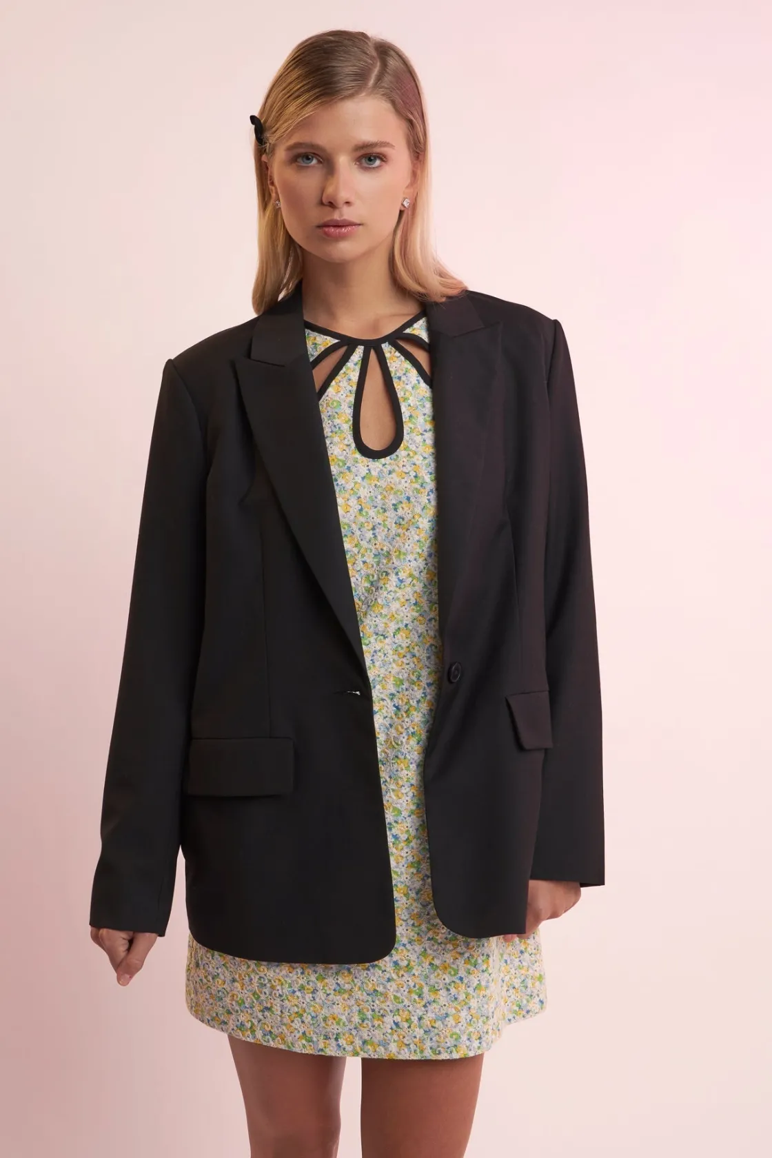 endless_rose__single_brea_37.webp ENDLESS ROSE Blazers | Tops*- Single Breasted Blazer