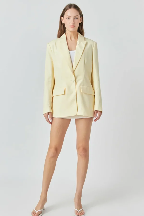 ENDLESS ROSE Blazers | Tops*- Single Breasted Blazer