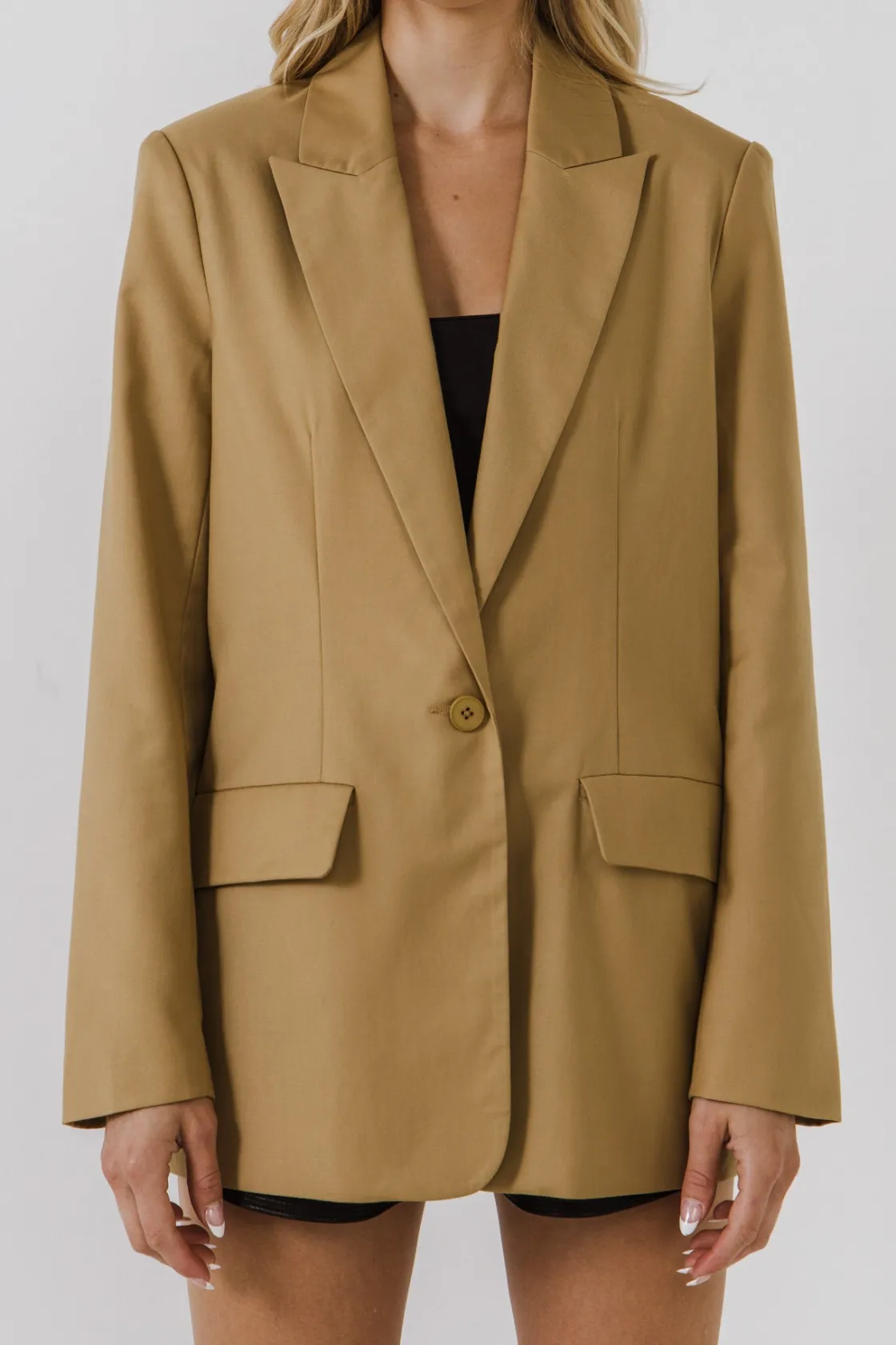 endless_rose__single_brea_40.webp ENDLESS ROSE Blazers | Tops*- Single Breasted Blazer