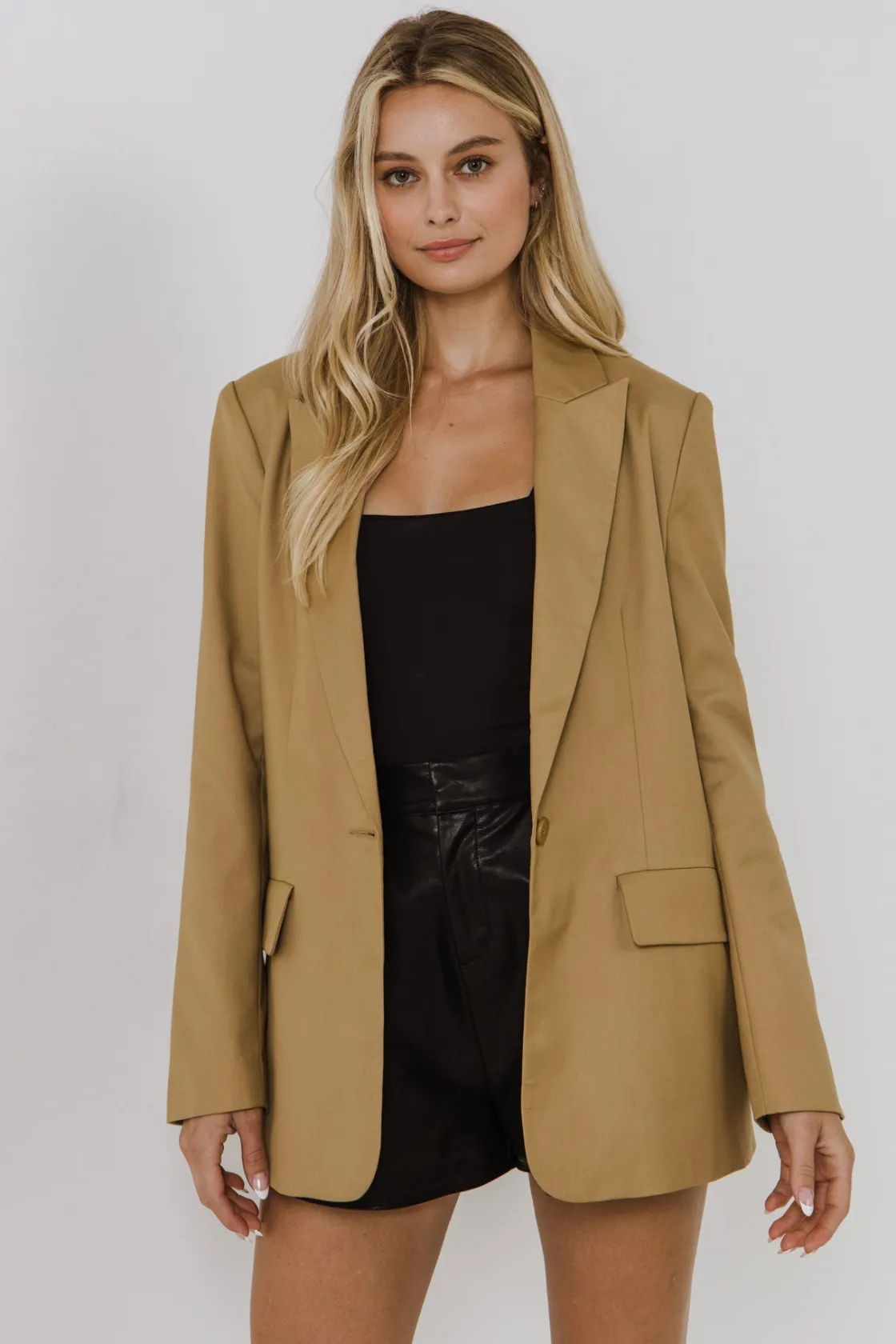 endless_rose__single_brea_43.webp ENDLESS ROSE Blazers | Tops*- Single Breasted Blazer