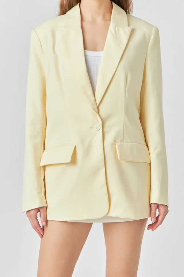 ENDLESS ROSE Blazers | Tops*- Single Breasted Blazer