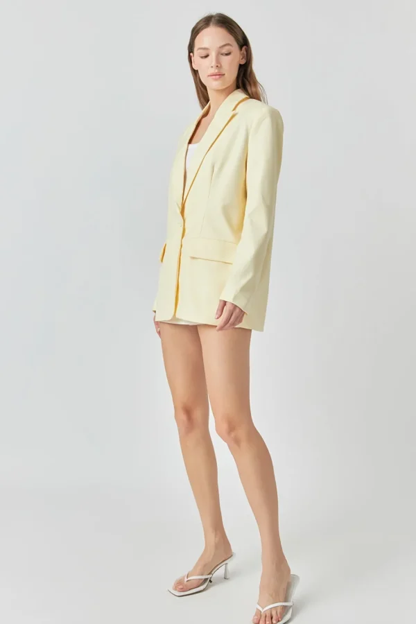 ENDLESS ROSE Blazers | Tops*- Single Breasted Blazer