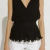 ENDLESS ROSE Tops*- Sleeveless Woven Blouse