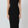ENDLESS ROSE Bodycon Dresses | Sweaters & Knits*- Sleeveless Rib Knit Maxi Dress JETBLACK