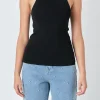 ENDLESS ROSE Tops*- Sleeveless Basic Knit Top